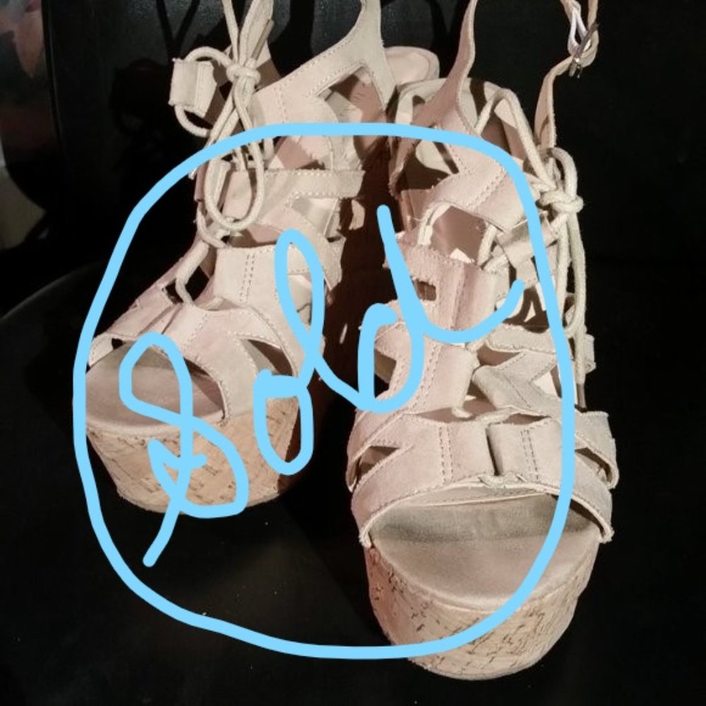 Wild Diva Cork Wedges
